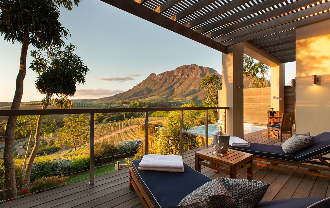 Patio and chairs